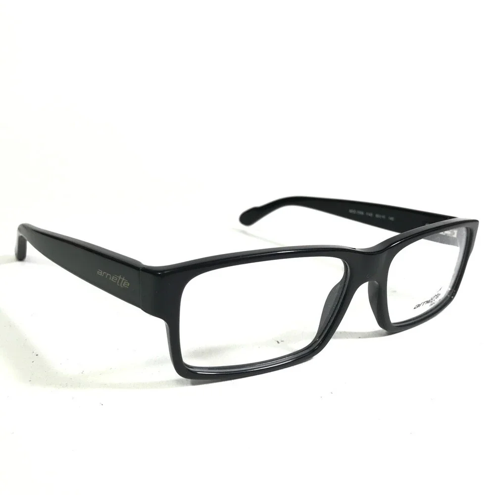 Arnette MOD.7059 1143 Eyeglasses Frames Black Rectangular Full Rim 55-15-140